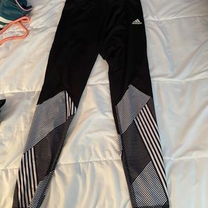 black and white leggings